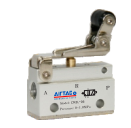 AIRTAC MANUAL VALVES, CM3 SERIES ROLLER W/RETRUN TYPE&lt;BR&gt;COMPACT 3 WAY 2 POSITION N.C. , M5 PORTS